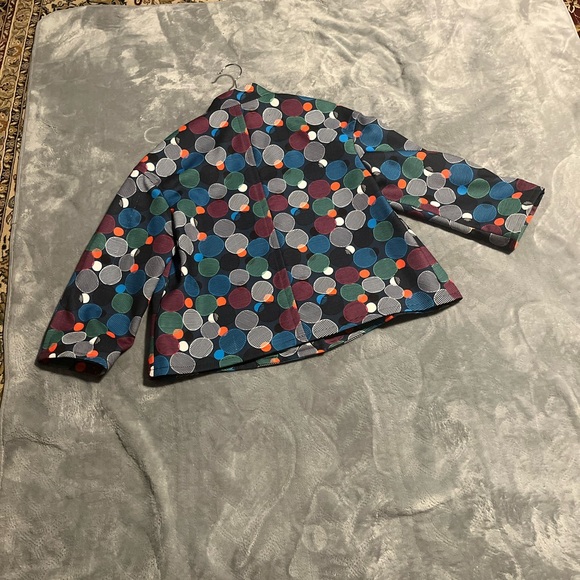 Anne Klein Blazer Multi Color Contemporary - Size 10 - Picture 3 of 7